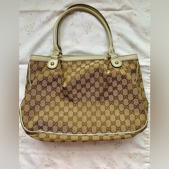 Gucci Monogram Bag Tote Purse - Picture 10 of 13